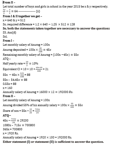 RBI Assistant I IBPS Mains क्वांट मिनी मॉक 31 OCTOBER , 2020- Data Sufficiency Quant Based questions in Hindi | Latest Hindi Banking jobs_7.1