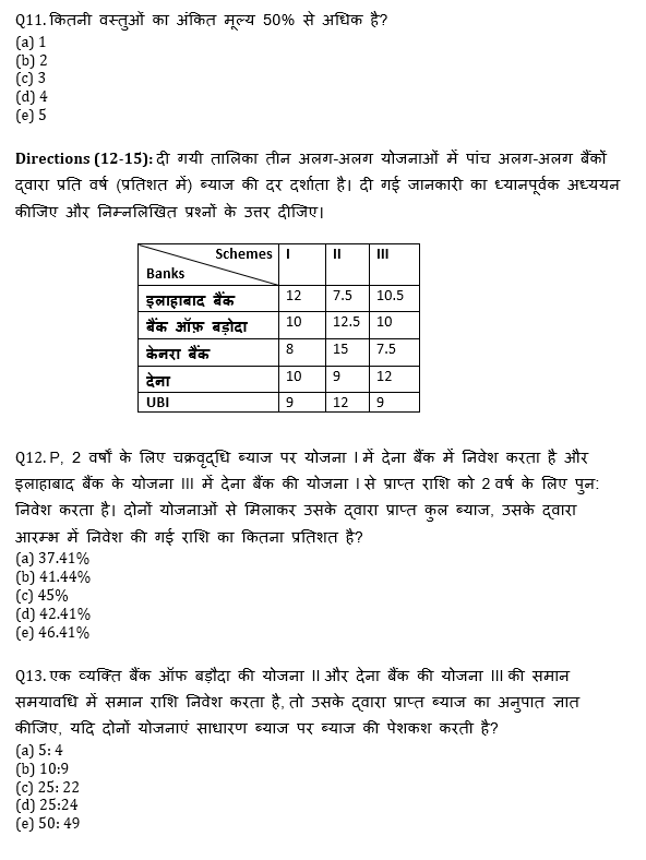 RBI Assistant I IBPS Mains क्वांट मिनी मॉक 22 OCTOBER , 2020- Arithmetic DI Based questions in Hindi | Latest Hindi Banking jobs_8.1