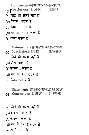 RBI Assistant/ IBPS Mains 2020 के लिए Reasoning Ability Quiz : 7 नवम्बर 2020 – Puzzle & Inequalities | Latest Hindi Banking jobs_4.1