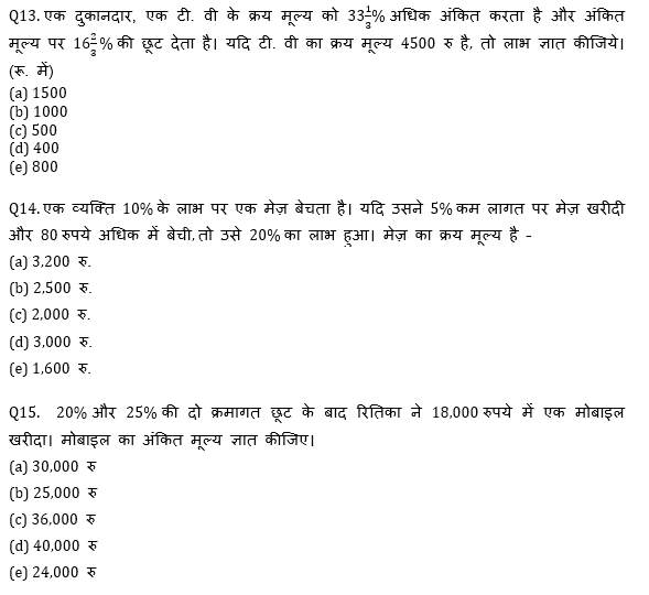 सभी बैंकिंग परीक्षाओं के लिए बेसिक क्वांट क्विज़ – 13 मई, 2021 – Profit & Loss | Latest Hindi Banking jobs_7.1