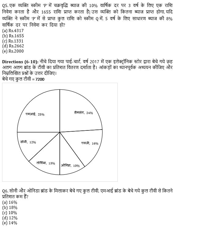 SBI PO, Clerk प्रीलिम्स क्वांट क्विज – 9 जून, 2021 – Practice Set | Latest Hindi Banking jobs_5.1