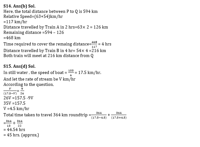 IBPS Clerk प्रीलिम्स क्वांट क्विज 2021- 29 जुलाई – Speed, Time & Distance, Boat & Stream and Trains | Latest Hindi Banking jobs_7.1