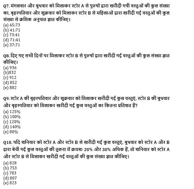 IBPS Clerk प्रीलिम्स क्वांट क्विज 2021- 9 अगस्त – Table DI | Latest Hindi Banking jobs_6.1