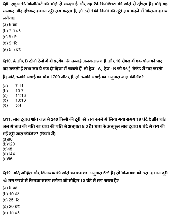 IBPS RRB PO क्लर्क प्रीलिम्स 2022 Quant क्विज : 25th July – Trains, Boat & Stream and Speed Time Distance | Latest Hindi Banking jobs_6.1