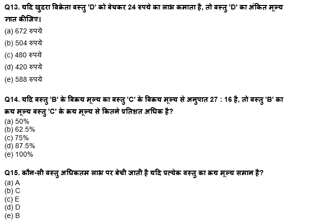 Quantitative Aptitude Quiz For SBI Clerk Mains 2022 : 6th December – Data Interpretation | Latest Hindi Banking jobs_8.1