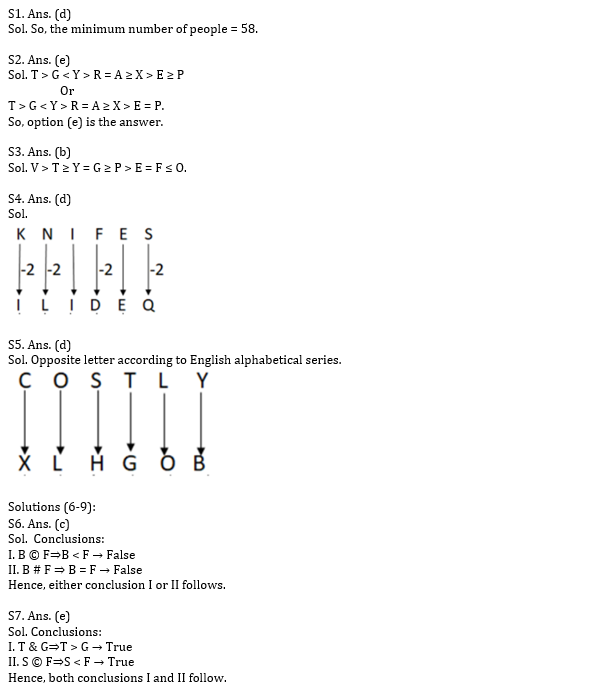 SIDBI GRADE A रीजनिंग क्विज 2022 : 27th December – Puzzle, Inequalities and Miscellaneous | Latest Hindi Banking jobs_3.1