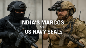 भारत के MARCOS बनाम अमेरिका के Navy SEALs: हथियार और गियर की तुलना में कौन आगे?