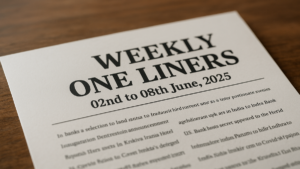 Weekly Current Affairs Free PDF in Hindi: साप्ताहिक करेंट अफेयर्स 02 से 8 जून, 2025, डाउनलोड करें PDF