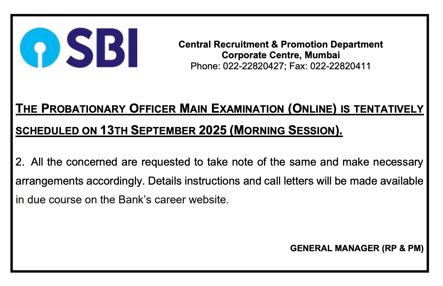 SBI PO Exam Date 2025 Out for Mains Exam: स्टेट बैंक ने PO मेंस परीक्षा की तारीखें की जारी, देखें पूरी जानकारी | Latest Hindi Banking jobs_3.1