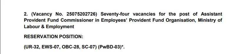 UPSC EPFO भर्ती 2025, EO/AO और APFC पदों के लिए नोटिफिकेशन जारी, जानें योग्यता, सिलेबस और चयन प्रक्रिया की पूरी डिटेल | Latest Hindi Banking jobs_4.1