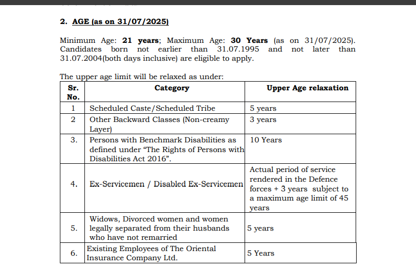 OICL Vacancy 2025 Out: OICL असिस्टेंट के 500 पर निकली बंपर वैकेंसी, आवेदन शुरू – देखें सैलरी, योग्यता, चयन प्रक्रिया | Latest Hindi Banking jobs_5.1