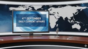 04th September Daily Current Affairs 2025: सभी परीक्षाओं के लिए डेली जीके अपडेट