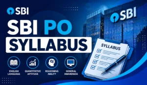 SBI PO syllabus