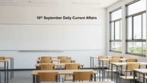 16th September Daily Current Affairs 2025: सभी परीक्षाओं के लिए डेली जीके अपडेट