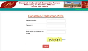CISF Tradesmen Admit Card