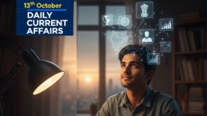 13th October Daily Current Affairs 2025: सभी परीक्षाओं के लिए डेली जीके अपडेट
