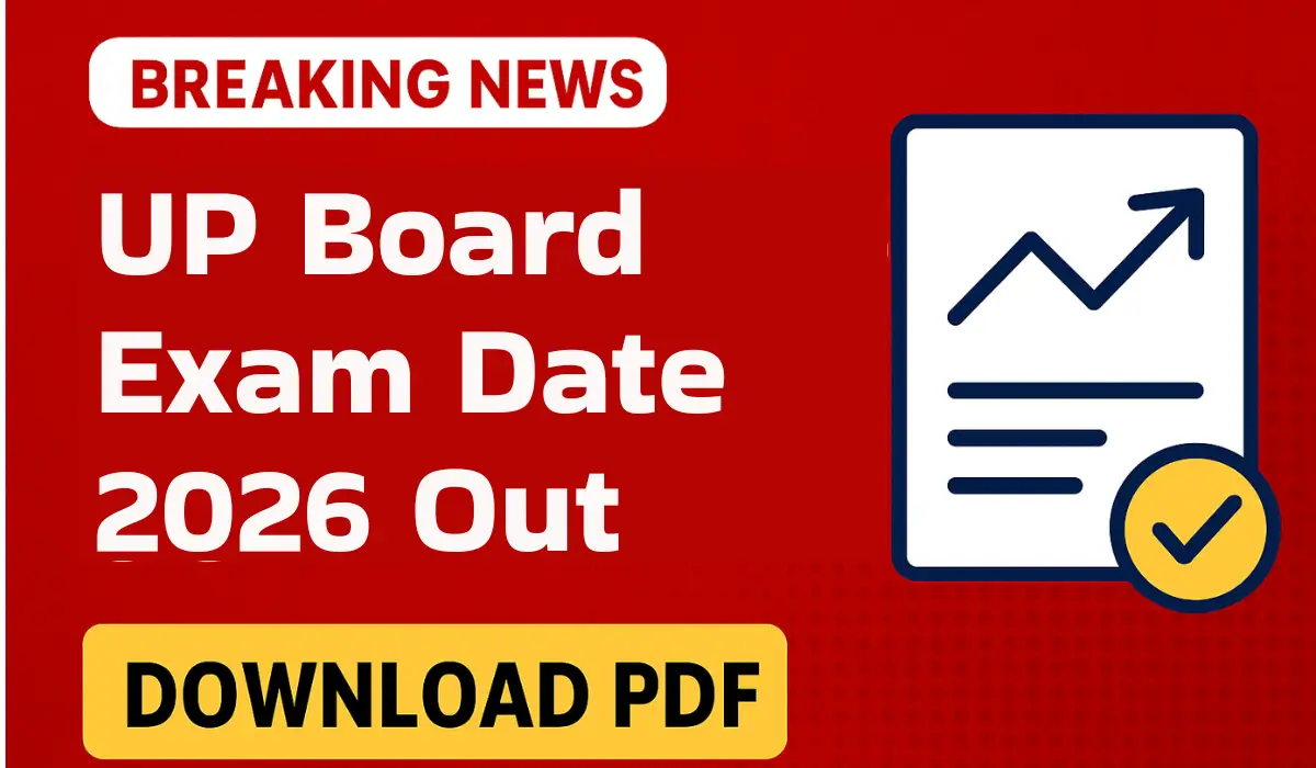 UP Board Exam Date 2026