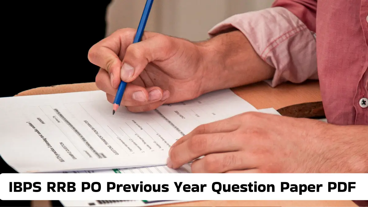 IBPS RRB PO Previous Year Question Paper PDF