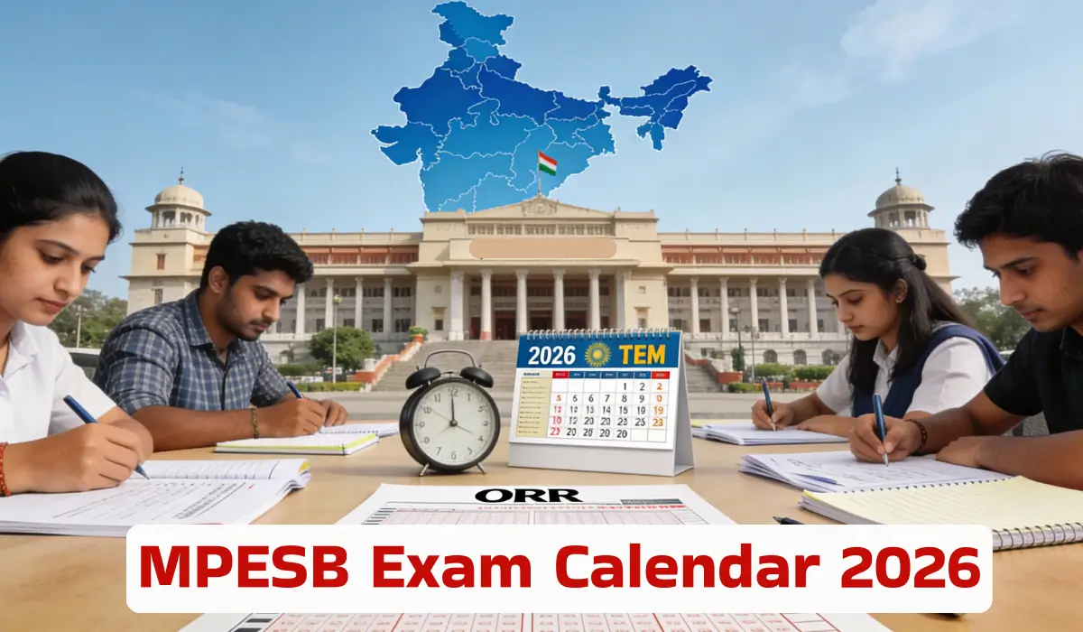 MPESB Exam Calendar 2026