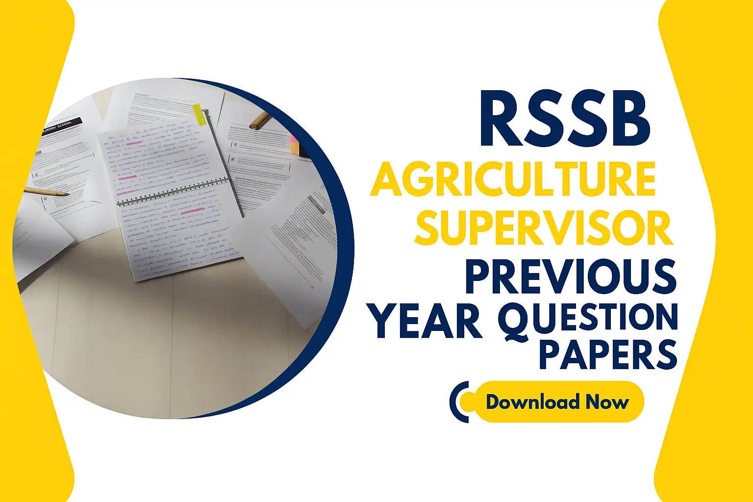 RSSB Agriculture Supervisor Previous Year Papers
