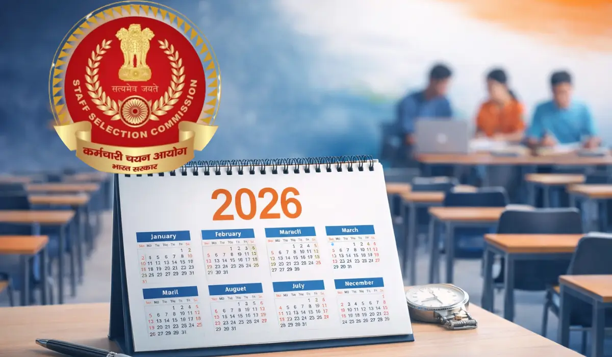 SSC Exam Calendar 2026