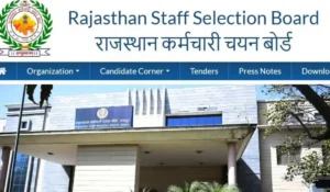 Rajasthan 4th Grade Scrutiny Form 2026