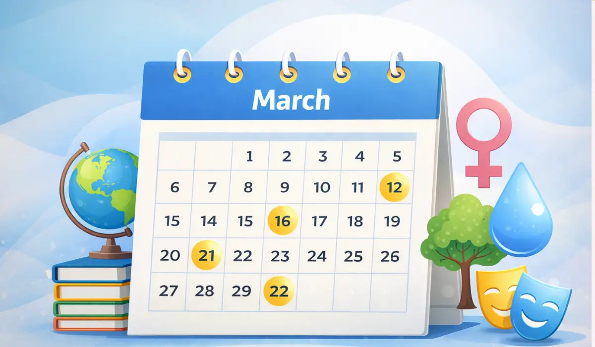 March Important Days 2026
