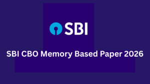 SBI CBO Memory Based Paper 2026 जारी: 14 मार्च के एग्जाम के रियल सवाल, यहां से PDF डाउनलोड करें