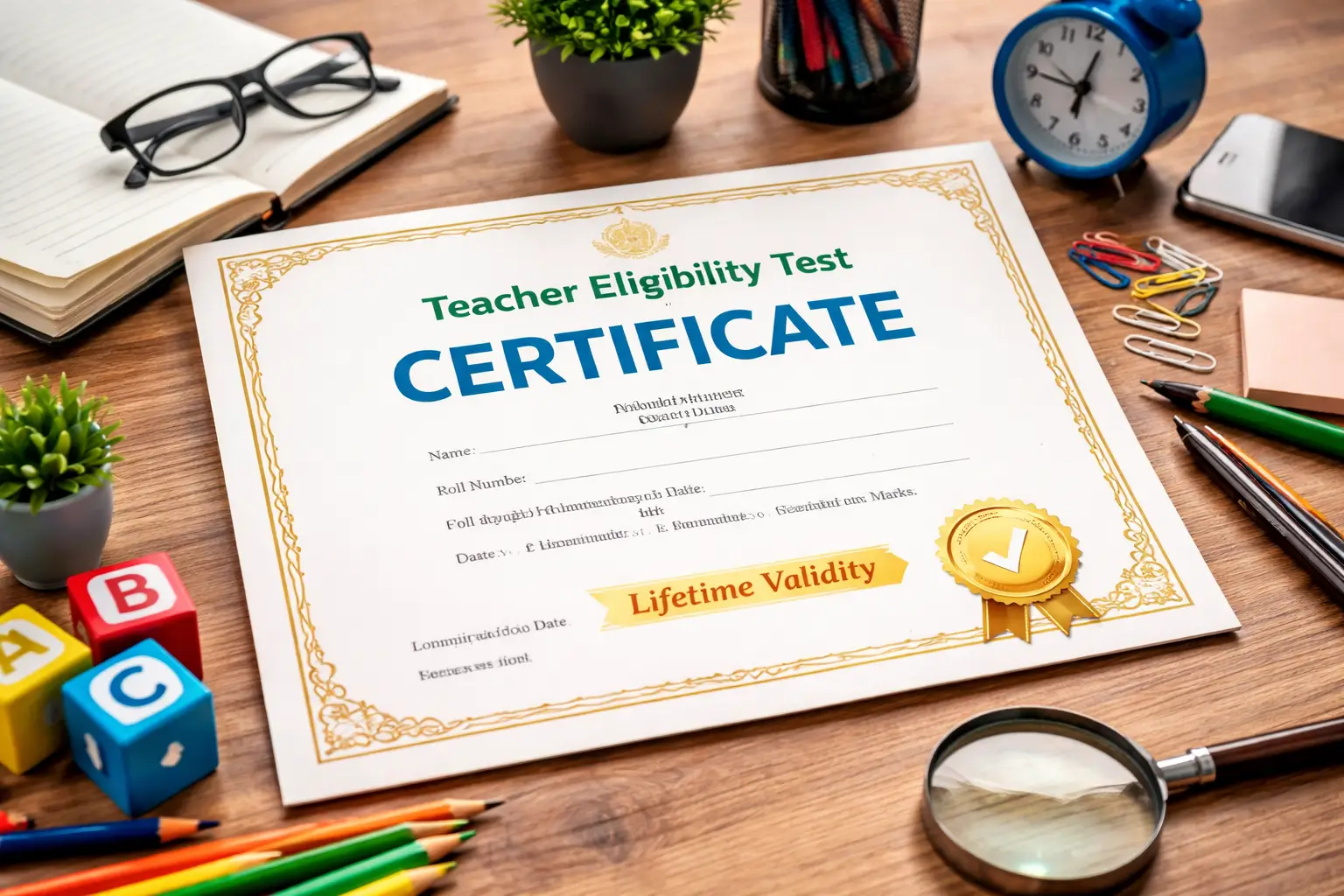 CG TET Certificate 2026