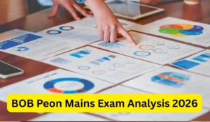 BOB Peon Mains Exam Analysis 2026