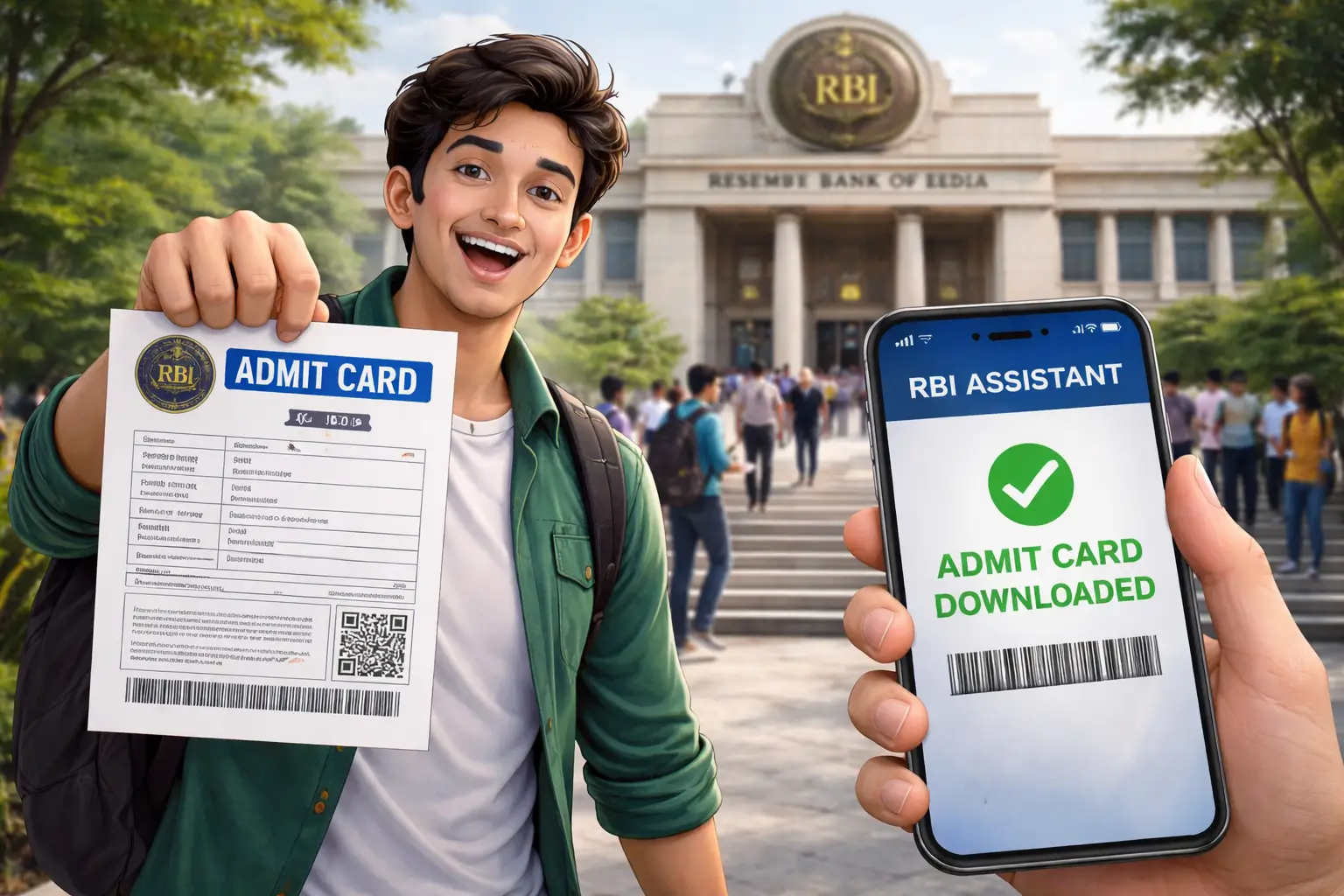 RBI Assistant Admit Card 2026 Download Link