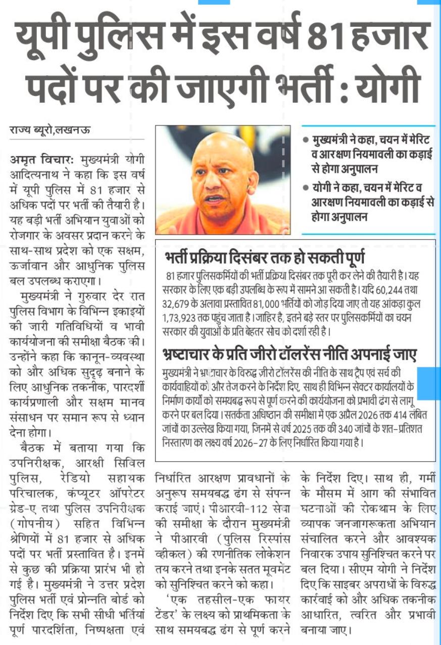 UP Police Bharti 2026: