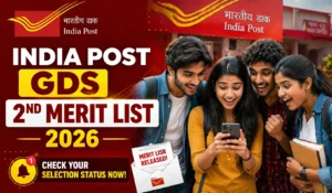 India Post GDS 2nd Merit List 2026