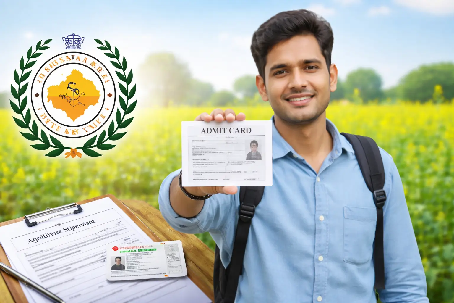 RSSB Rajasthan Agriculture Supervisor Admit Card 2026