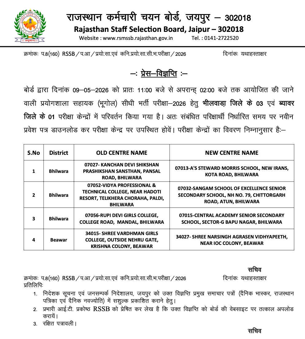 RSSB Lab Assistant