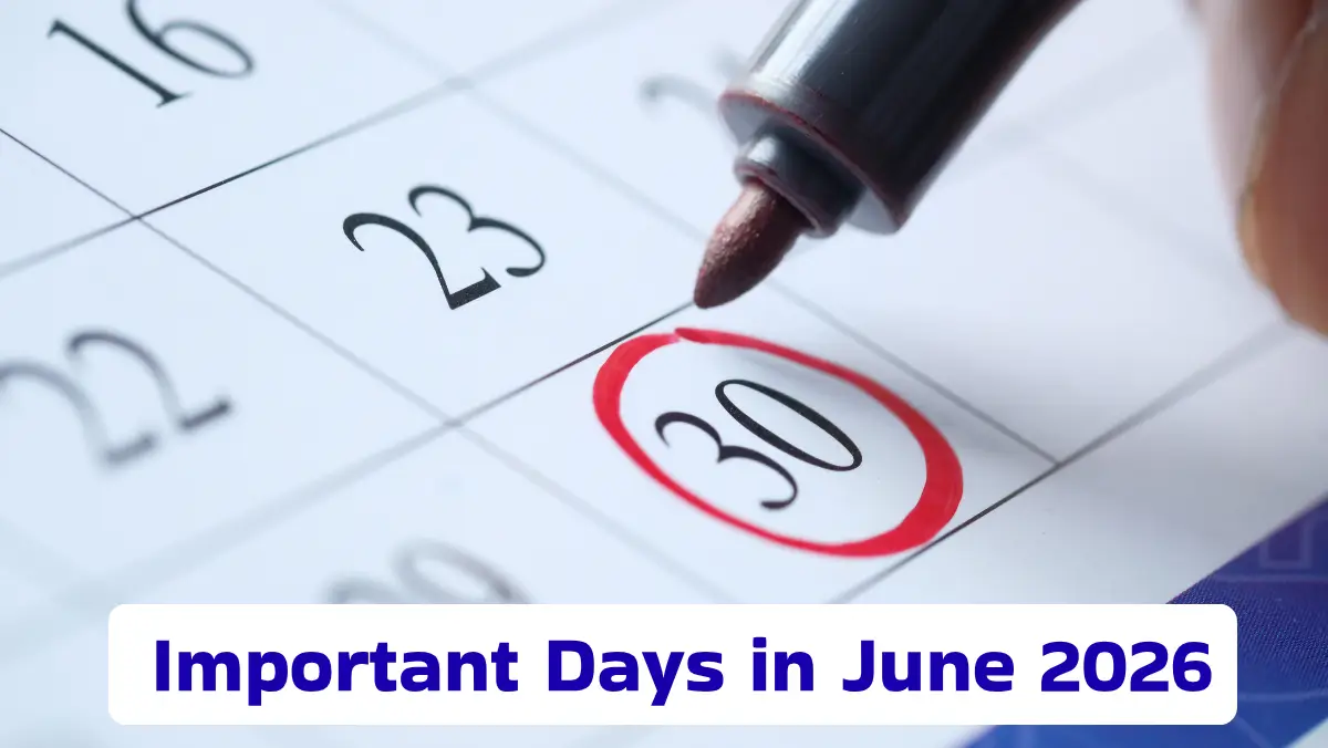 Important Days in June 2026