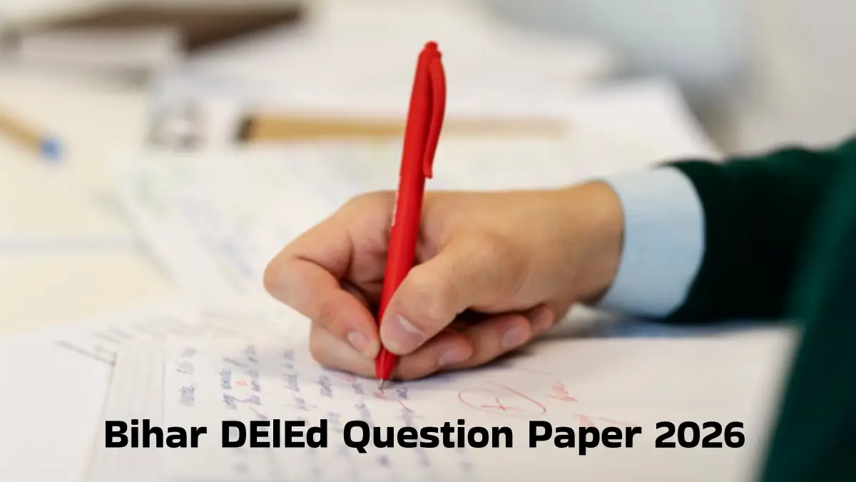 Bihar DElEd Question Paper 2026