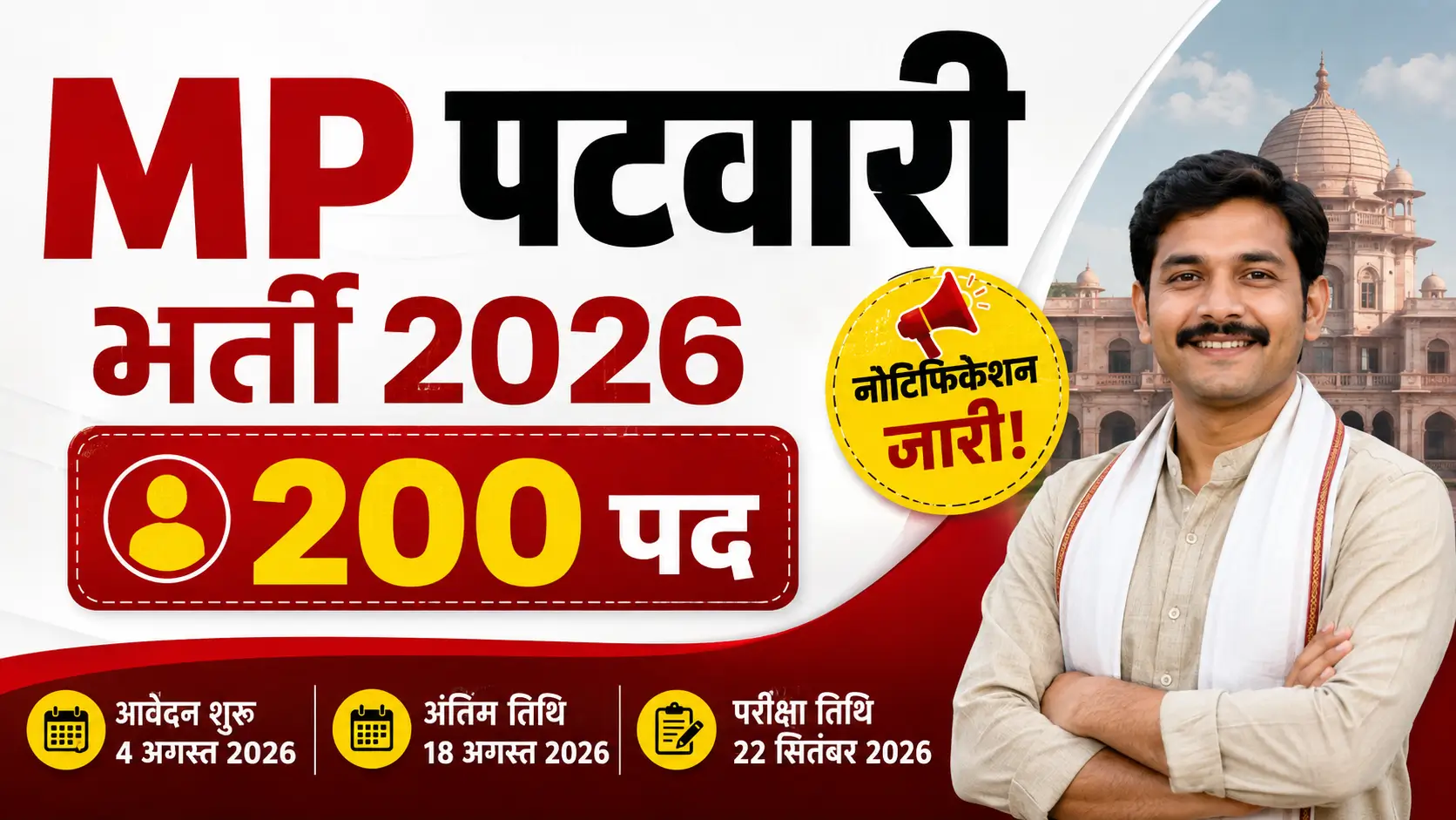 MP Patwari Recruitment 2026