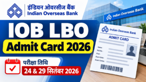 IOB LBO Admit Card 2026