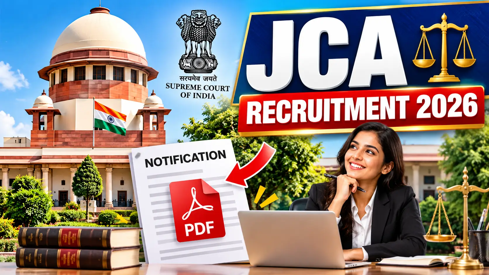 Supreme Court JCA Recruitment 2026: Notification PDF