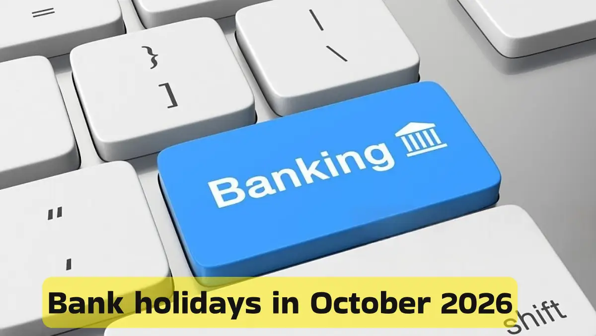 Bank holidays in October 2026