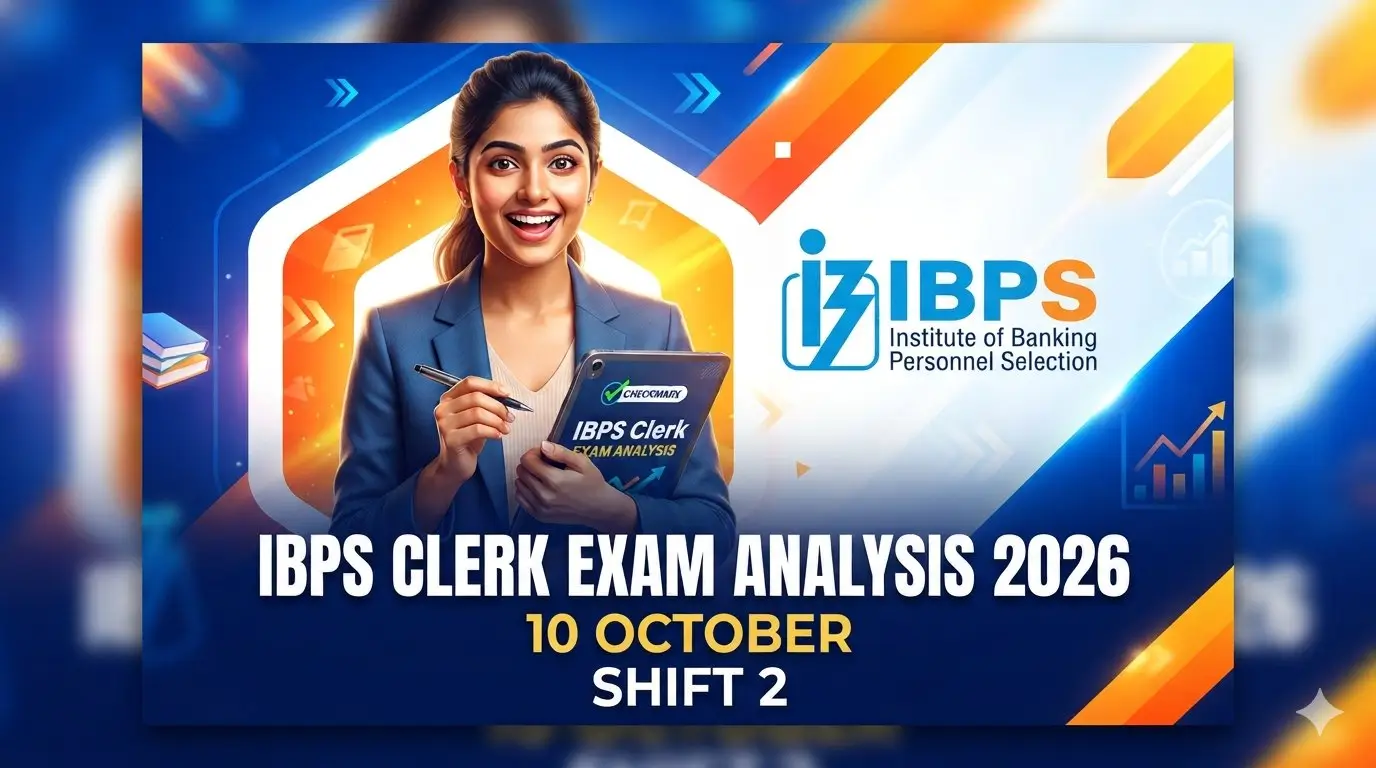 IBPS Clerk 2nd Shift Exam Analysis 2026, 10 October Shift 1